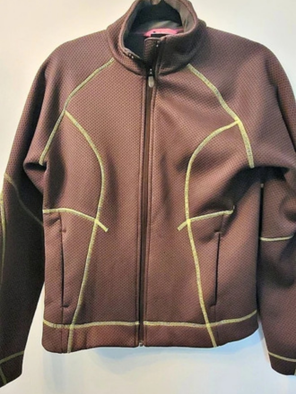 Salomon Brown Athletic Jacket Size Medium